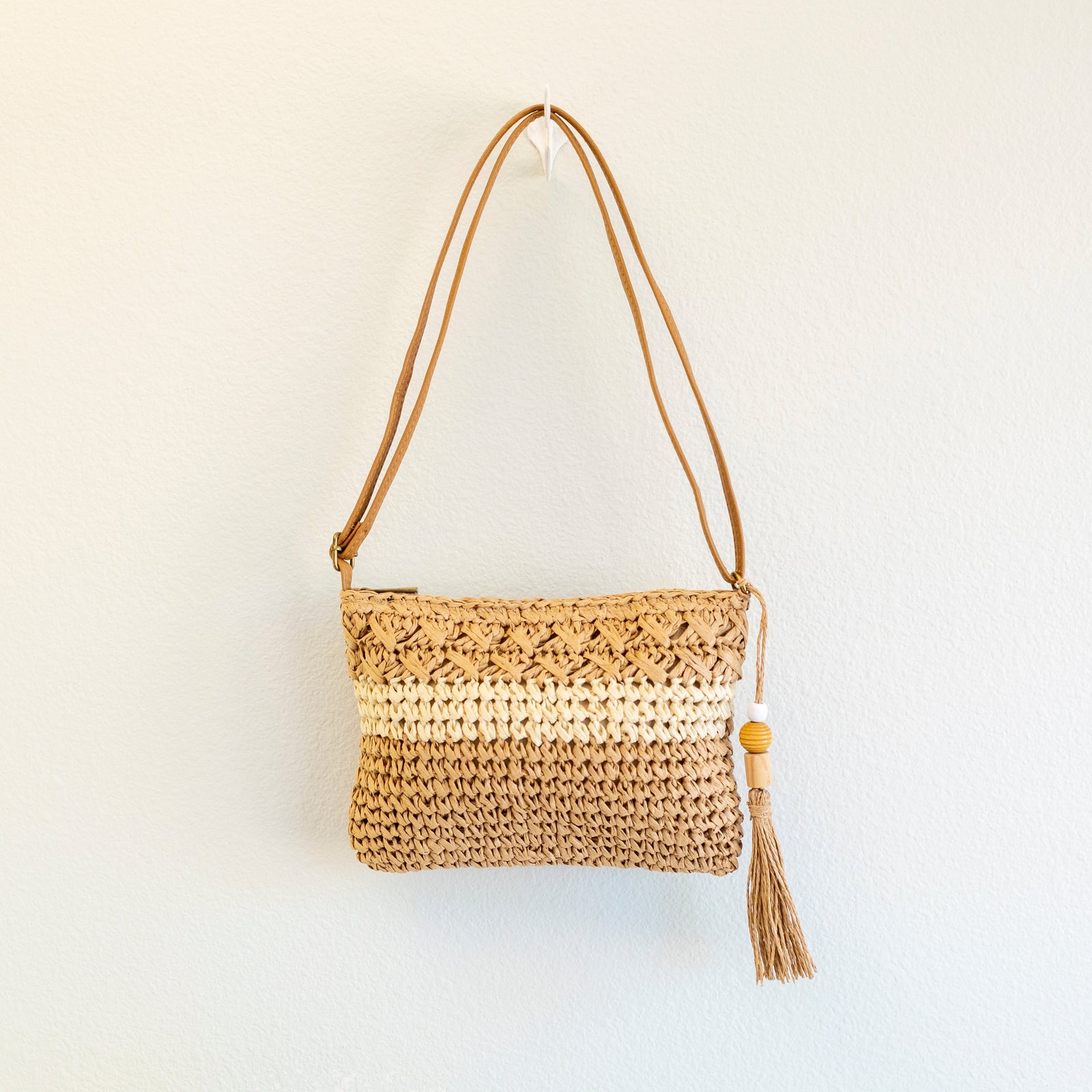 Women’s Straw Woven Crossbody Bag for Beach, Vacation & Summer Outfits