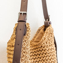 Damen Strand Stroh Gewebte Tragetasche für Strand, Urlaub & Sommer-Outfits