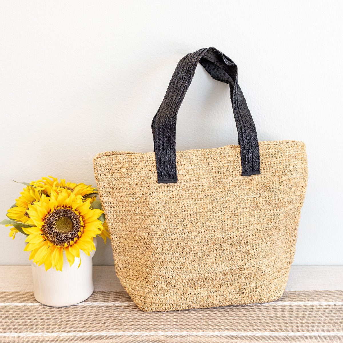 Women’s Large Soft Raffia Woven Summer Straw Tote for Beach, Vacation & Summer Outfits