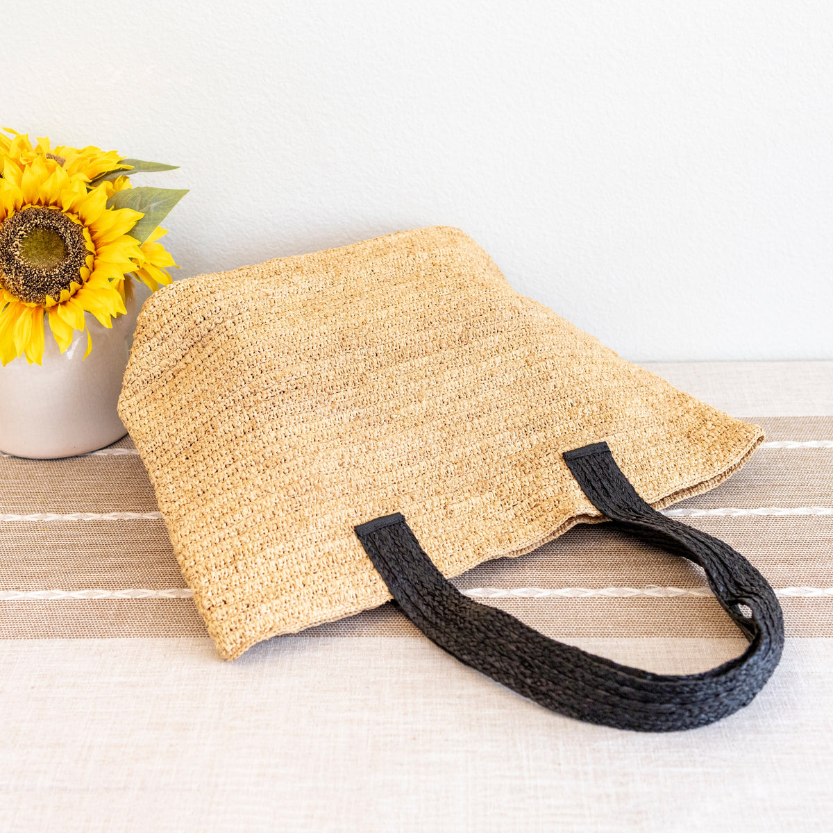 Women’s Large Soft Raffia Woven Summer Straw Tote for Beach, Vacation & Summer Outfits