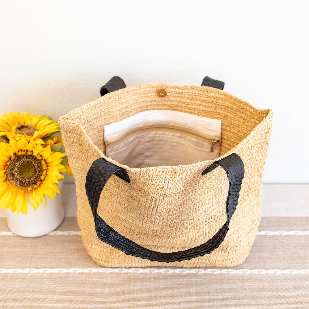 Women’s Large Soft Raffia Woven Summer Straw Tote for Beach, Vacation & Summer Outfits