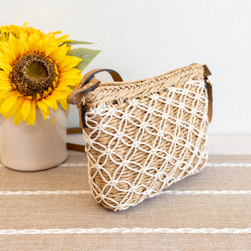 Women’s Straw Woven Crossbody Purse for Beach, Vacation & Summer Outfits