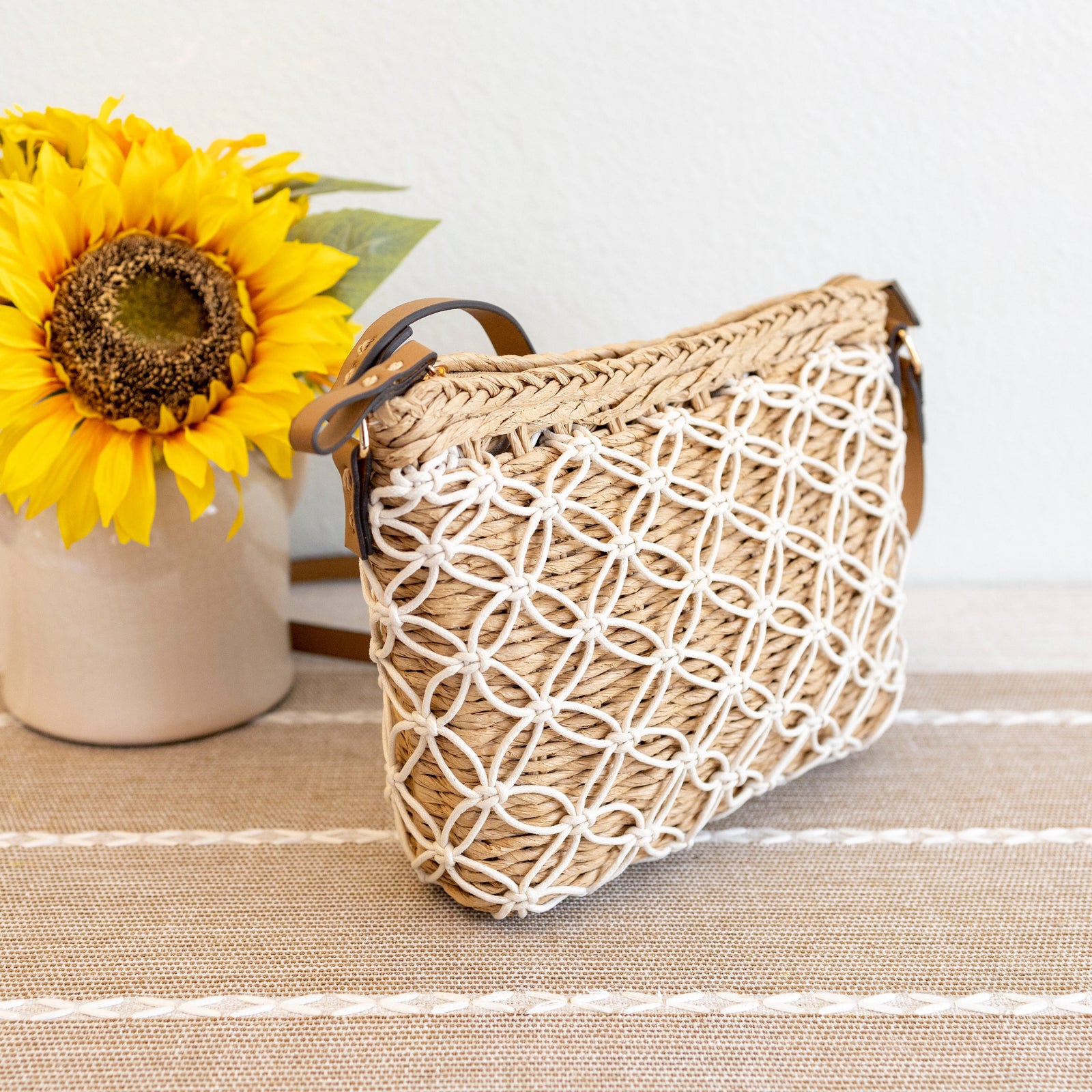 Women’s Straw Woven Crossbody Purse for Beach, Vacation & Summer Outfits