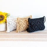Women’s Macrame Cotton Woven Macrame Crossbody Purse for Boho Everyday Style & Gifts