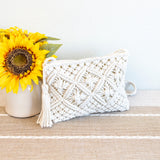 Women’s Macrame Cotton Woven Macrame Crossbody Purse for Boho Everyday Style & Gifts