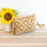 Women’s Macrame Cotton Woven Macrame Crossbody Purse for Boho Everyday Style & Gifts