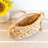 Women’s Macrame Cotton Woven Macrame Crossbody Purse for Boho Everyday Style & Gifts