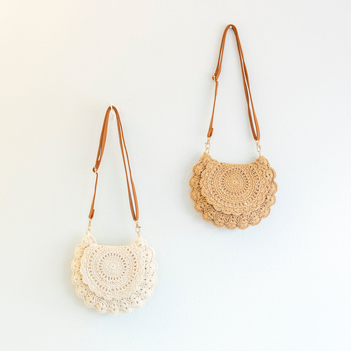 Women’s Boho Crochet Crossbody Bag for Boho Everyday Style & Gifts