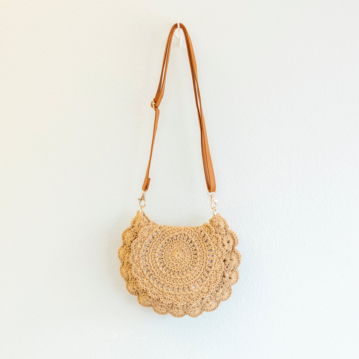 Women’s Boho Crochet Crossbody Bag for Boho Everyday Style & Gifts