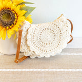 Women’s Boho Crochet Crossbody Bag for Boho Everyday Style & Gifts