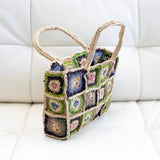 Women’s Everyday Small Raffia Straw Handbag Tote Bag for Beach, Vacation & Summer Outfits