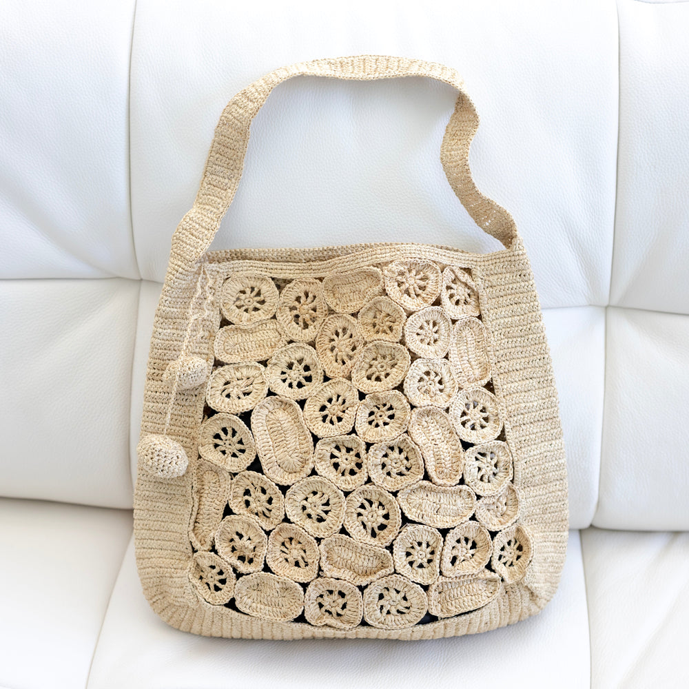 Women’s Soft Raffia Woven Summer Straw Shoulder Bag Tote Bag for Beach, Vacation & Summer Outfits