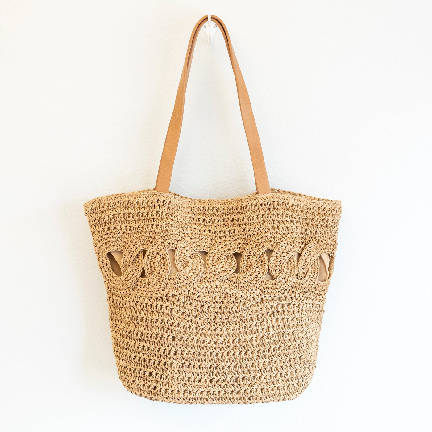 Women’s Beach Straw Woven Tote Bag for Beach, Vacation & Summer Outfits