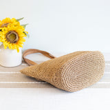 Women’s Beach Straw Woven Tote Bag for Beach, Vacation & Summer Outfits