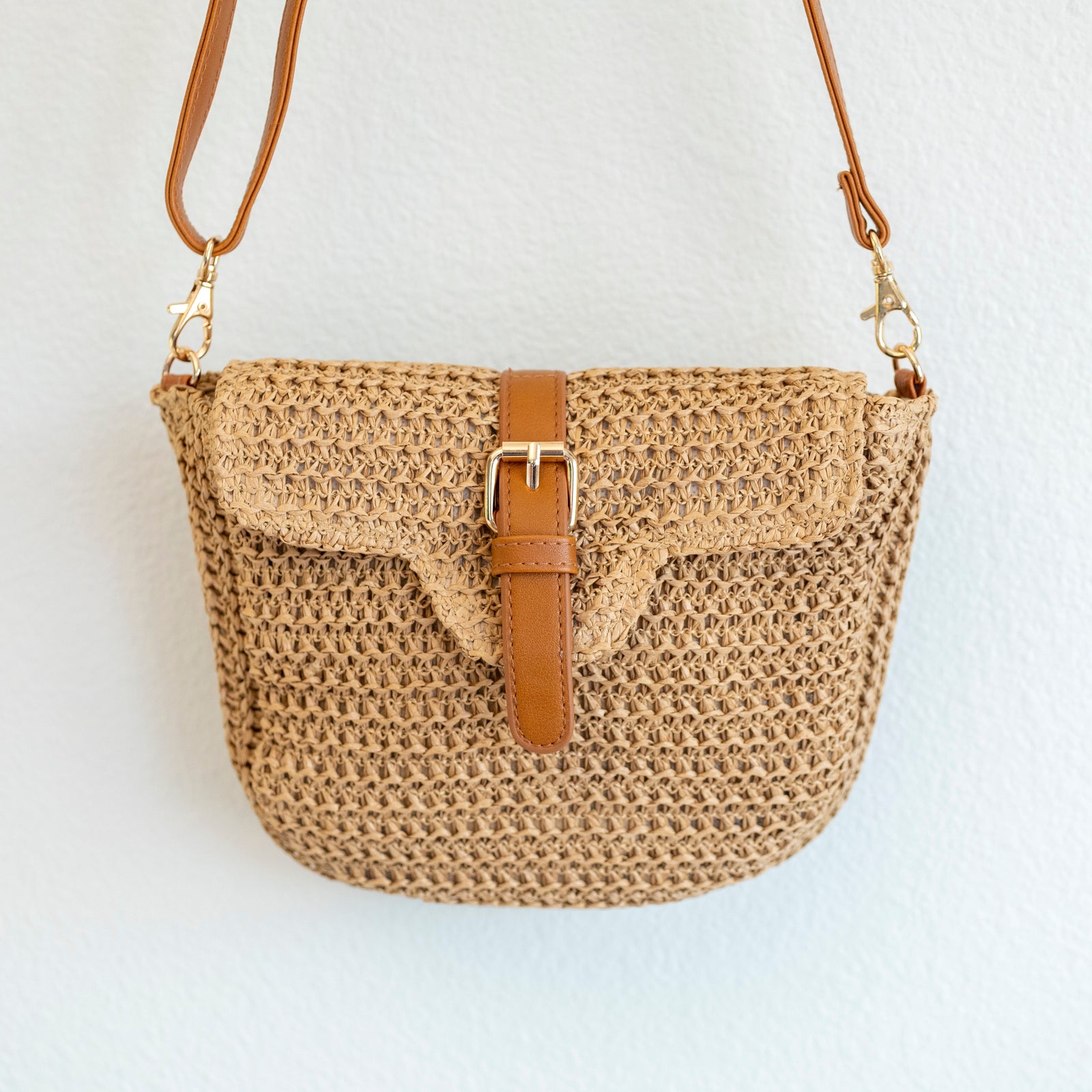 Women’s Straw Woven Crossbody Bag for Beach, Vacation & Summer Outfits