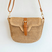 Women’s Straw Woven Crossbody Bag for Beach, Vacation & Summer Outfits