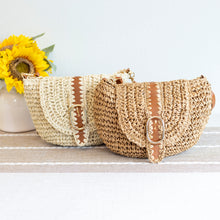 Geflochtene Crossbody-Tasche für Damen – ideal für Strand, Urlaub und Sommer-Outfits