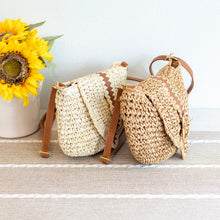 Geflochtene Crossbody-Tasche für Damen – ideal für Strand, Urlaub und Sommer-Outfits
