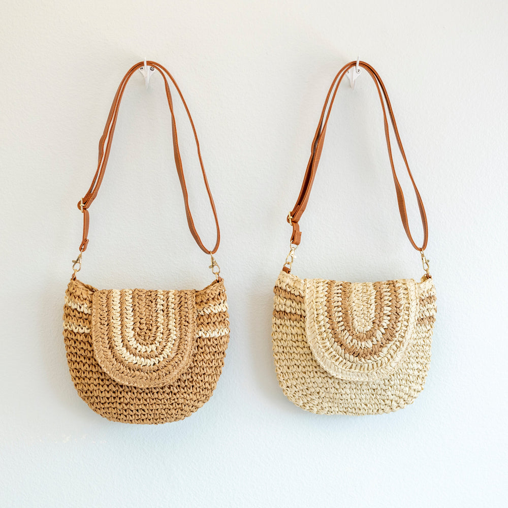 Women’s Straw Woven Crossbody Bag for Beach, Vacation & Summer Outfits