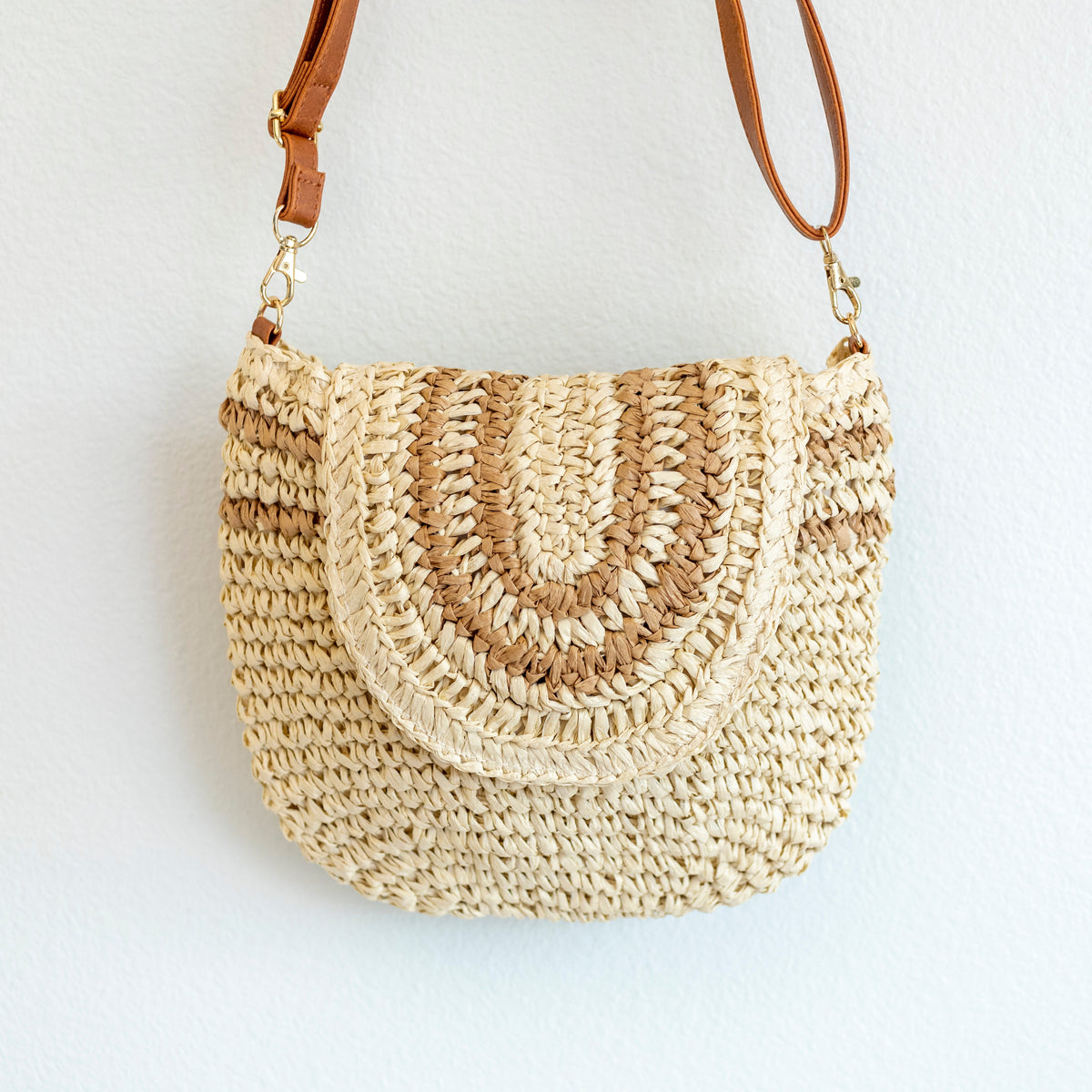 Women’s Straw Woven Crossbody Bag for Beach, Vacation & Summer Outfits