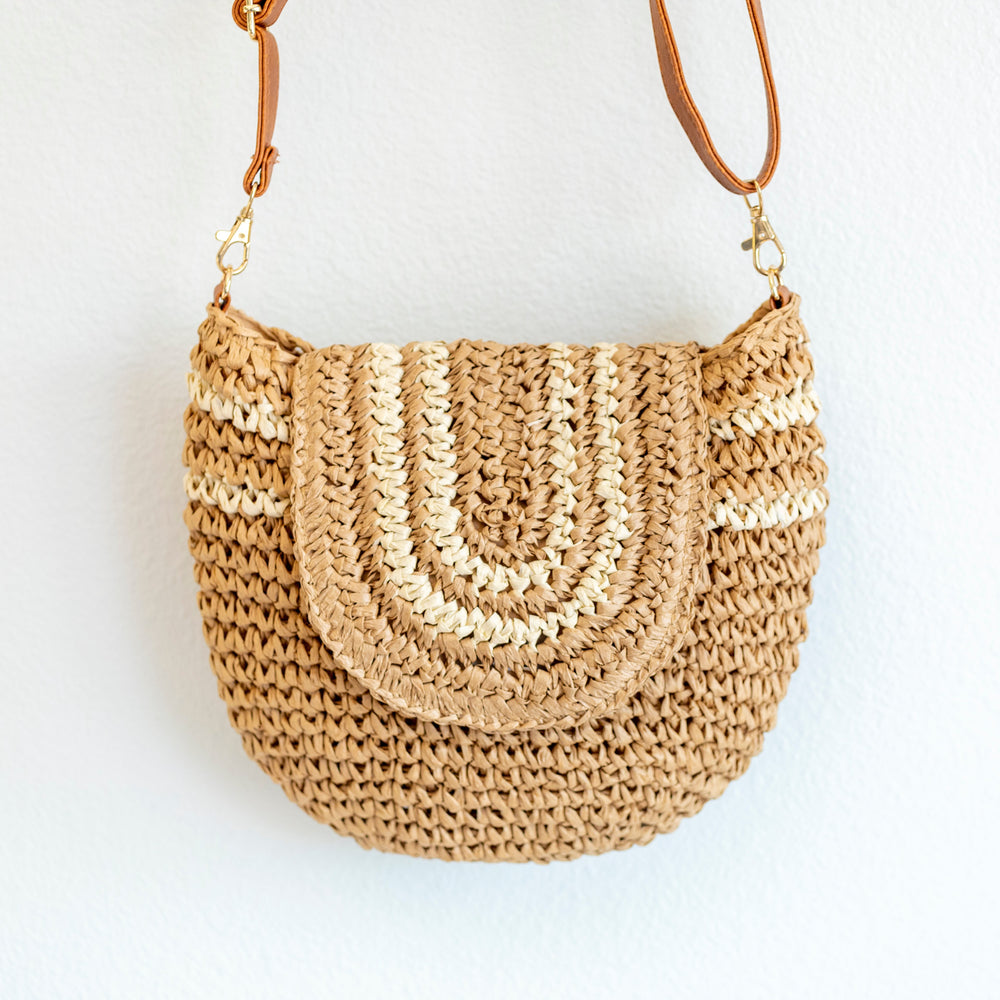 Women’s Straw Woven Crossbody Bag for Beach, Vacation & Summer Outfits
