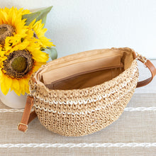 Strohtasche für Damen – Umhängetasche für Strand, Urlaub & Sommer-Outfits