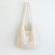 Women’s Boho Crochet Shoulder Bag Tote Bag for Boho Everyday Style & Gifts