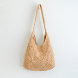 Women’s Boho Crochet Shoulder Bag Tote Bag for Boho Everyday Style & Gifts
