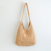Women’s Boho Crochet Shoulder Bag Tote Bag for Boho Everyday Style & Gifts