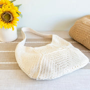 Women’s Boho Crochet Shoulder Bag Tote Bag for Boho Everyday Style & Gifts