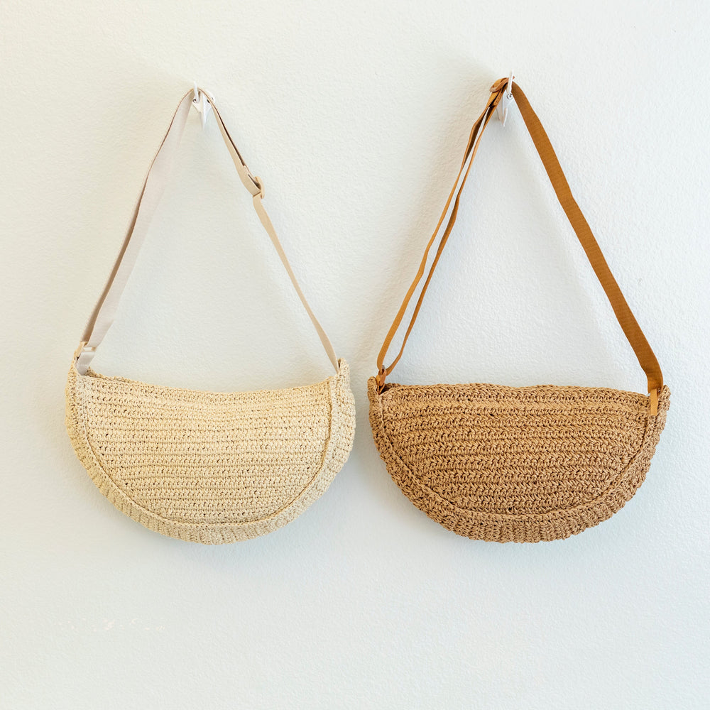 Women’s Straw Woven Crossbody Bag for Beach, Vacation & Summer Outfits