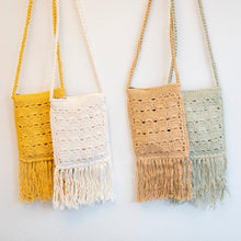 Women’s Crochet Cotton Handmade Bohemian Tassel Beach Small Bag Tote Bag for Boho Everyday Style & Gifts