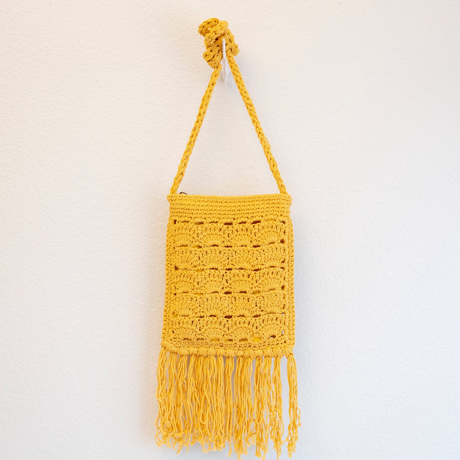Women’s Crochet Cotton Handmade Bohemian Tassel Beach Small Bag Tote Bag for Boho Everyday Style & Gifts
