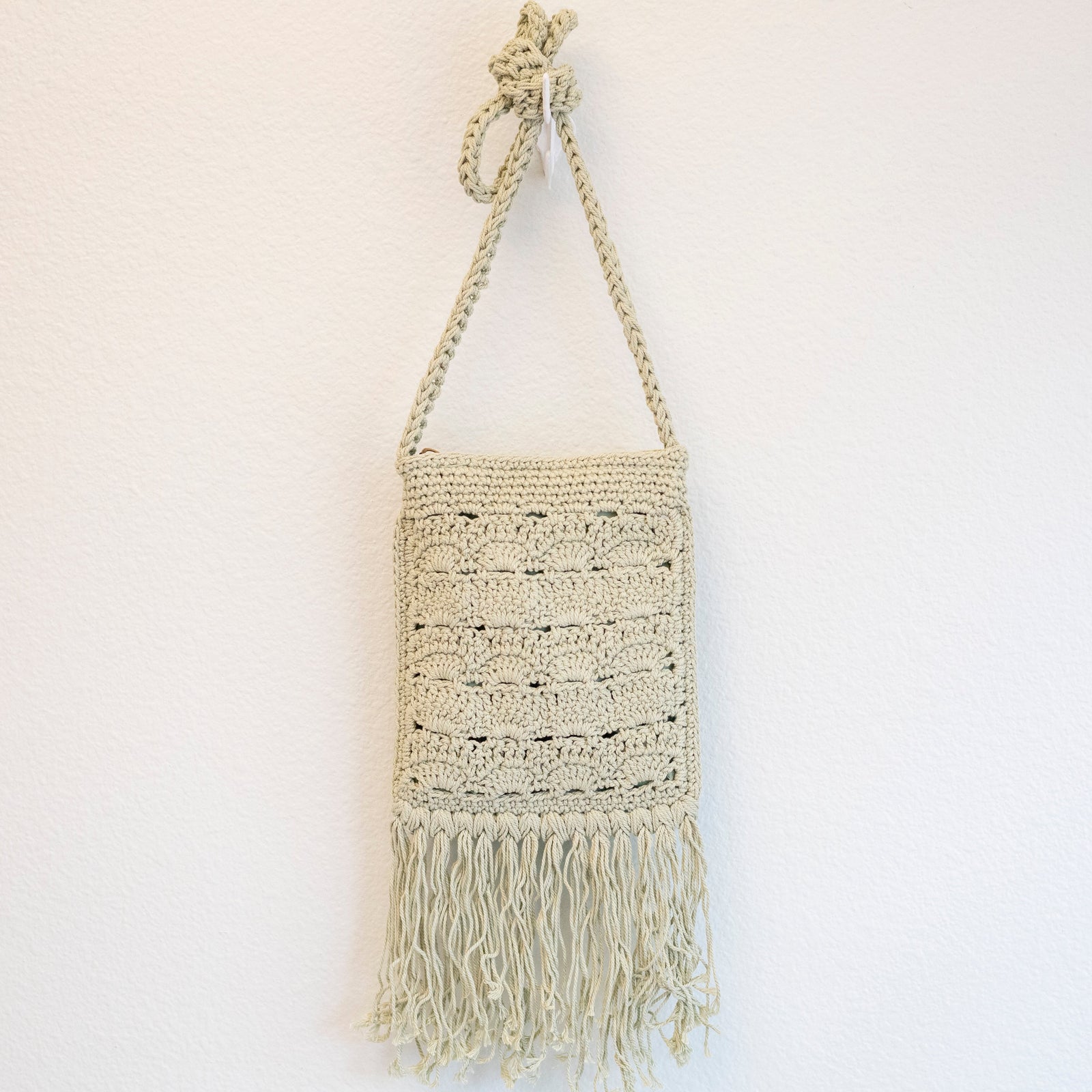 Women’s Crochet Cotton Handmade Bohemian Tassel Beach Small Bag Tote Bag for Boho Everyday Style & Gifts