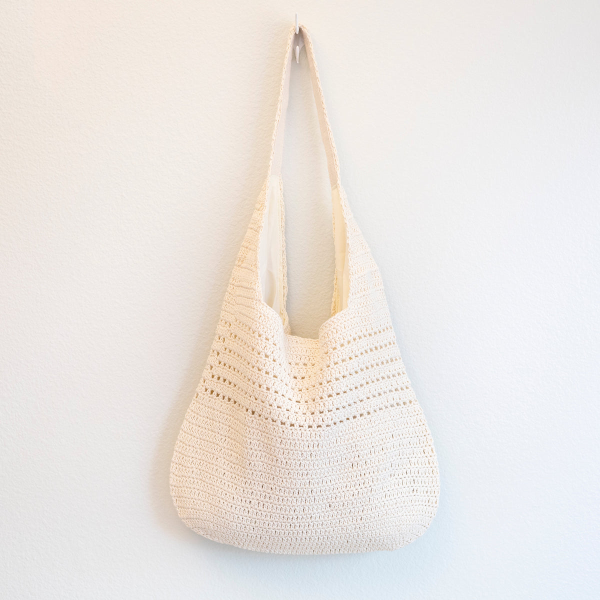 Women’s Retro Cotton Knitted Shoulder Bag for Boho Everyday Style & Gifts