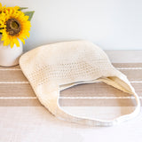 Women’s Retro Cotton Knitted Shoulder Bag for Boho Everyday Style & Gifts