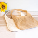 Women’s Retro Cotton Knitted Shoulder Bag for Boho Everyday Style & Gifts