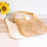 Women’s Retro Cotton Knitted Shoulder Bag for Boho Everyday Style & Gifts