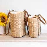 Women’s Beach Straw Woven Tote Bag for Beach, Vacation & Summer Outfits