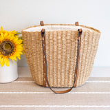 Women’s Beach Straw Woven Tote Bag for Beach, Vacation & Summer Outfits