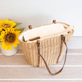 Women’s Beach Straw Woven Tote Bag for Beach, Vacation & Summer Outfits