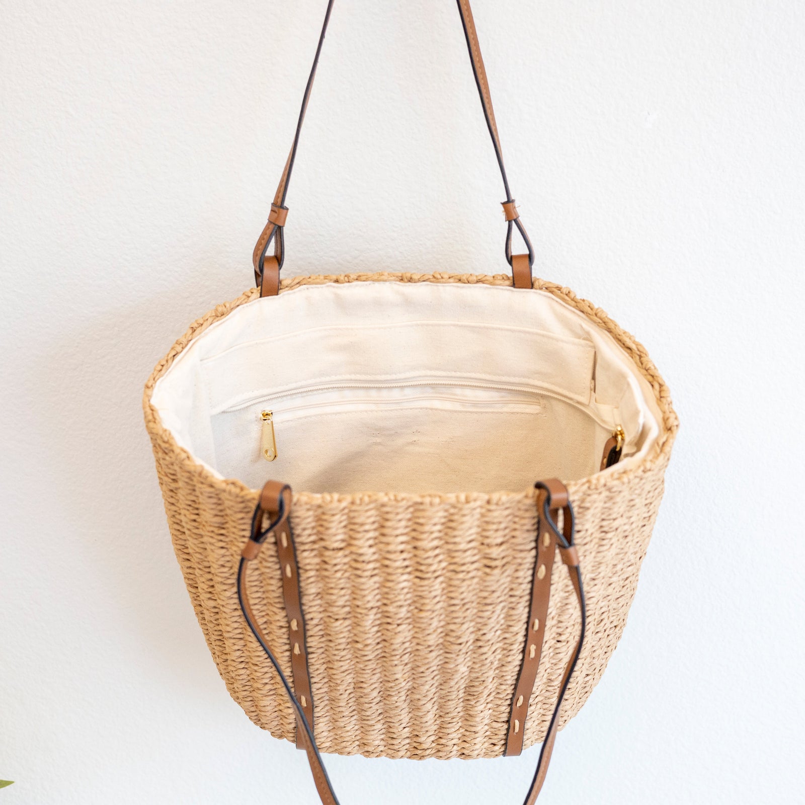 Women’s Beach Straw Woven Tote Bag for Beach, Vacation & Summer Outfits