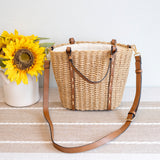Women’s Beach Straw Woven Tote Bag for Beach, Vacation & Summer Outfits