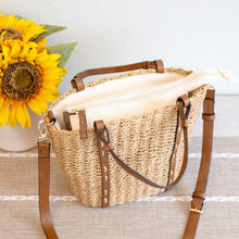 Women’s Beach Straw Woven Tote Bag for Beach, Vacation & Summer Outfits