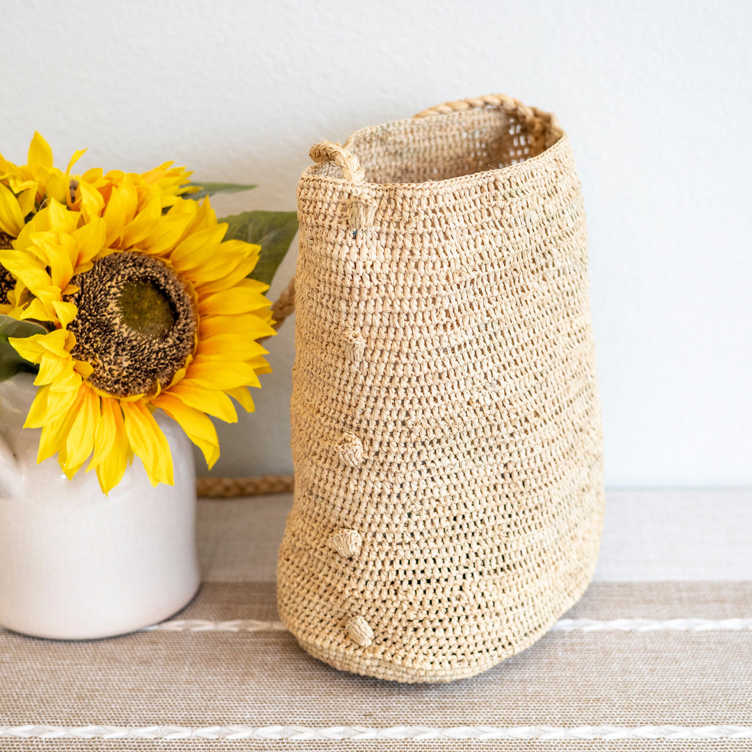 Women's Raffia Straw Crossbody Bag for Beach, Vacation & Summer Outfits