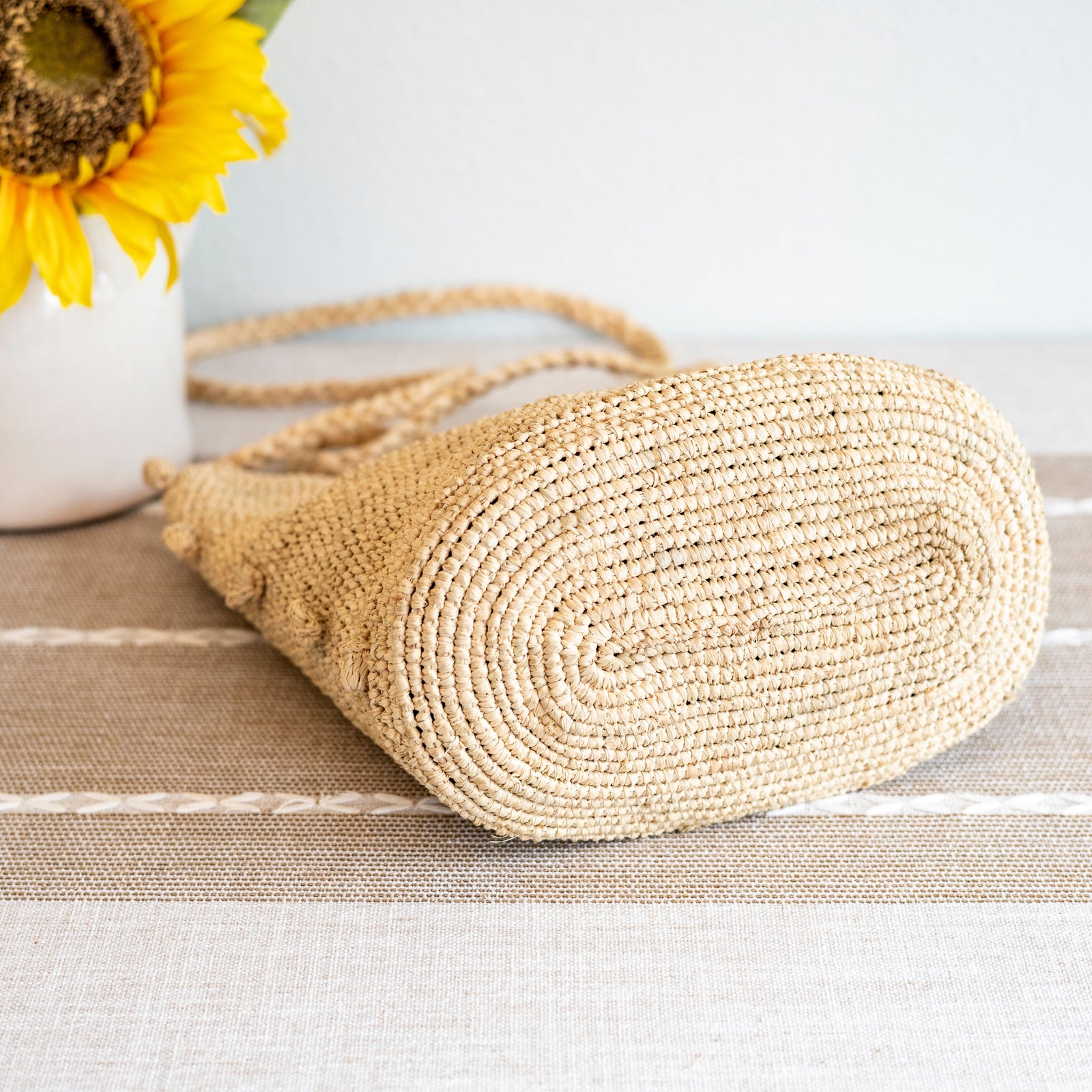Women's Raffia Straw Crossbody Bag for Beach, Vacation & Summer Outfits