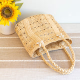 Women’s Raffia Summer Beach Straw Shoulder Bag for Beach, Vacation & Summer Outfits