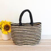 Women’s Raffia Summer Beach Striped Straw Tote Bag for Beach, Vacation & Summer Outfits
