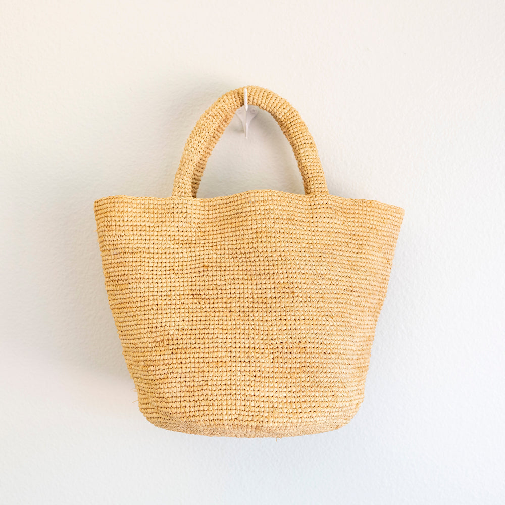 Damen-Raffia-Korbtasche für Strand, Urlaub und Sommer-Outfits