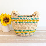 Women’s Summer Raffia Basket Bag for Beach, Vacation & Summer Outfits